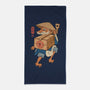 Hikyaku Fox-none beach towel-vp021
