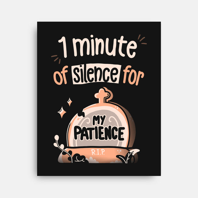RIP Patience-none stretched canvas-Mushita