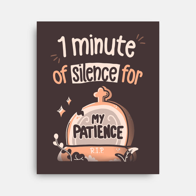 RIP Patience-none stretched canvas-Mushita