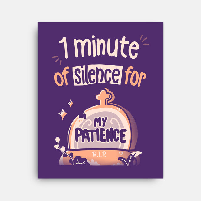 RIP Patience-none stretched canvas-Mushita