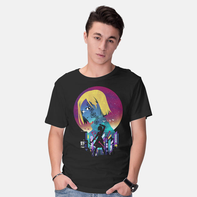 Nobara Landscape-mens basic tee-dandingeroz