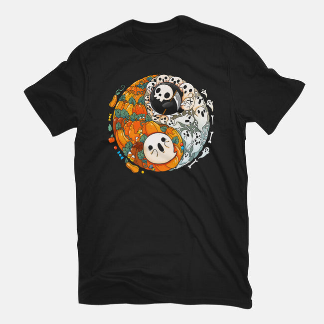 Halloween Duo-youth basic tee-Vallina84
