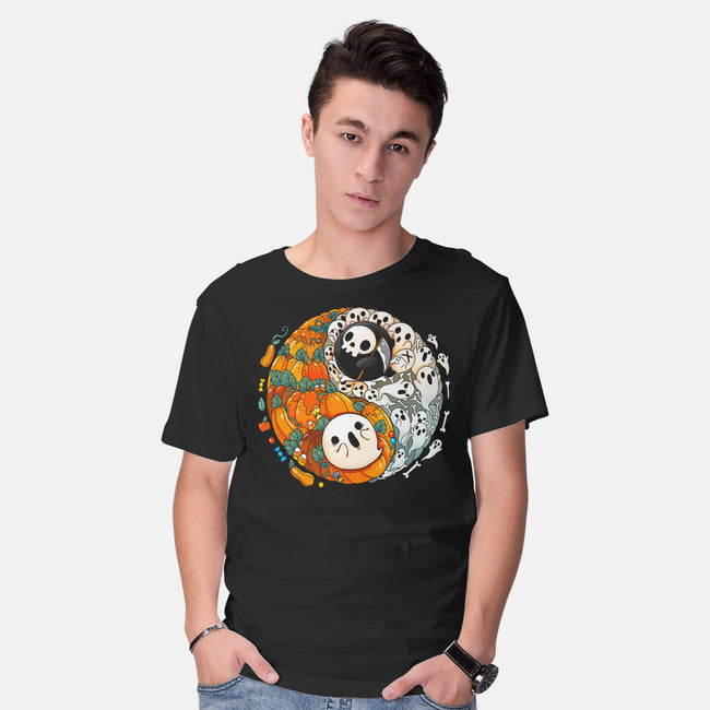 Halloween Duo-mens basic tee-Vallina84