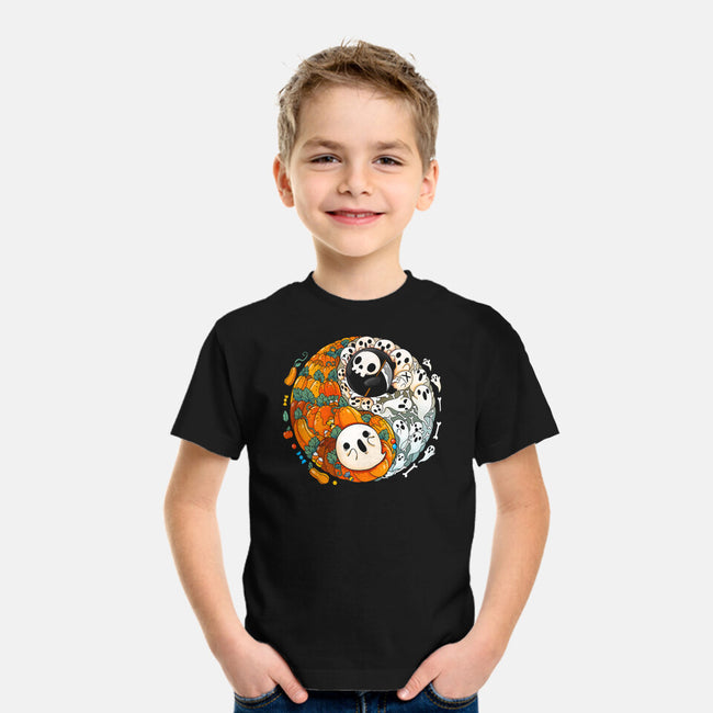 Halloween Duo-youth basic tee-Vallina84