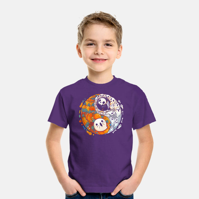 Halloween Duo-youth basic tee-Vallina84