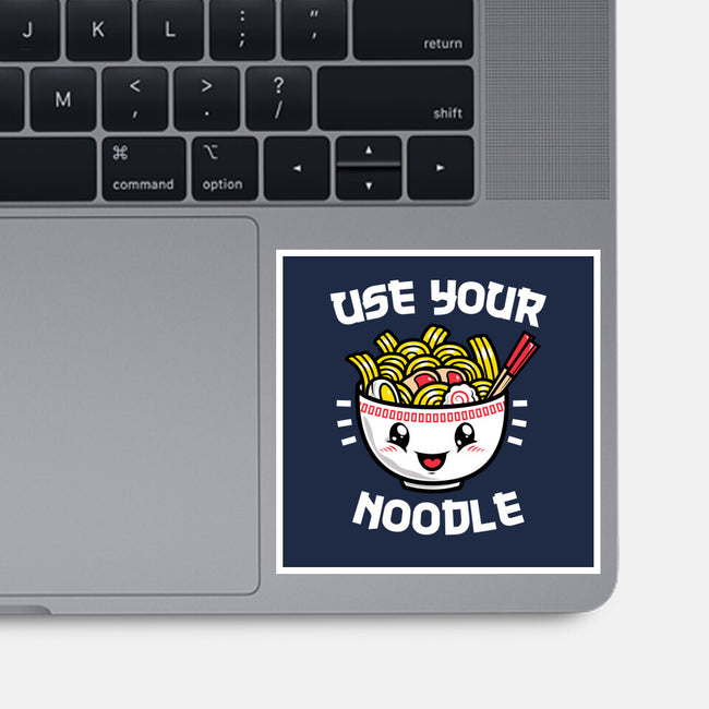 Use Your Noodle-none glossy sticker-krisren28