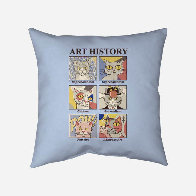 Art History-none removable cover throw pillow-Thiago Correa