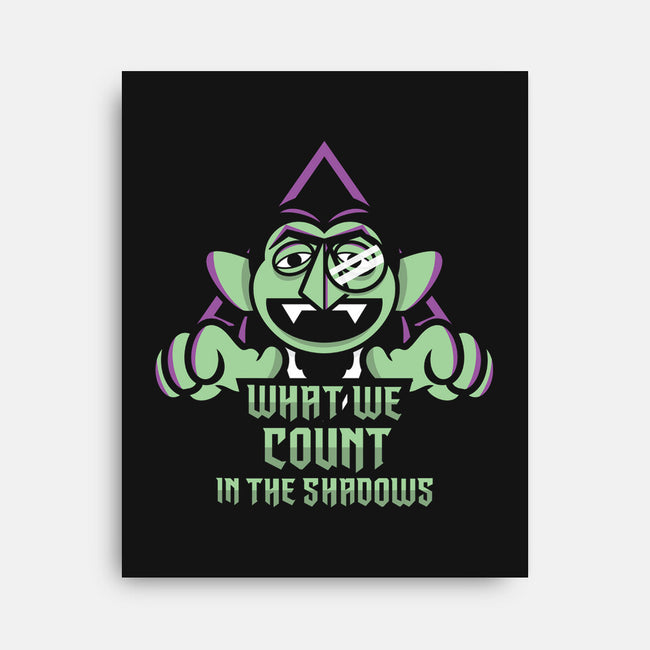 Shadow Count-none stretched canvas-jrberger