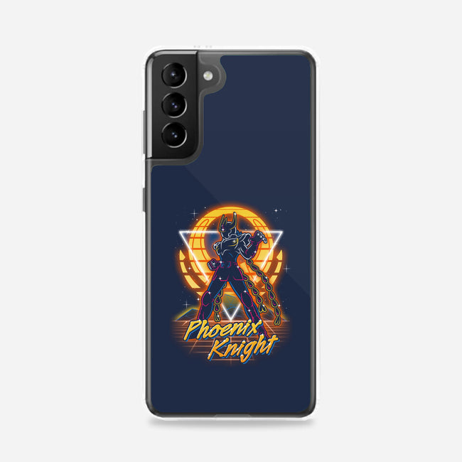 Retro Phoenix Knight-samsung snap phone case-Olipop