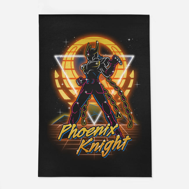 Retro Phoenix Knight-none outdoor rug-Olipop