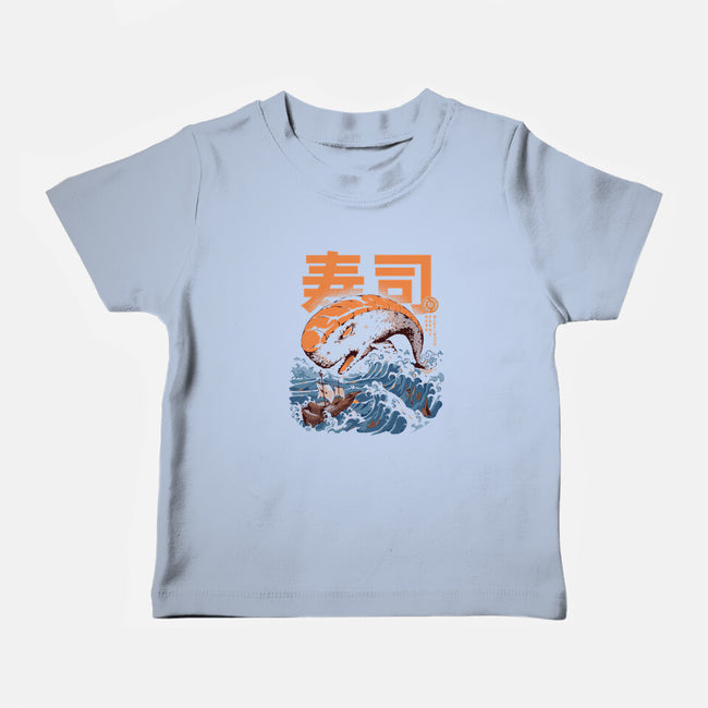 Moby Sushi-baby basic tee-ilustrata
