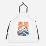 Moby Sushi-unisex kitchen apron-ilustrata