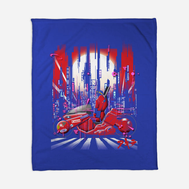 Neon Akira-none fleece blanket-silentOp