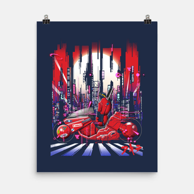 Neon Akira-none matte poster-silentOp