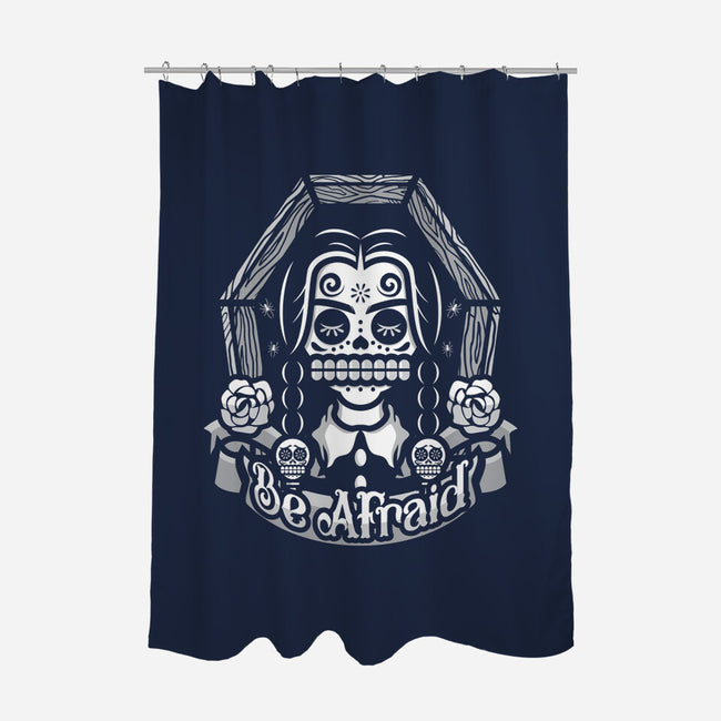 Wednesday Calavera-none polyester shower curtain-jrberger