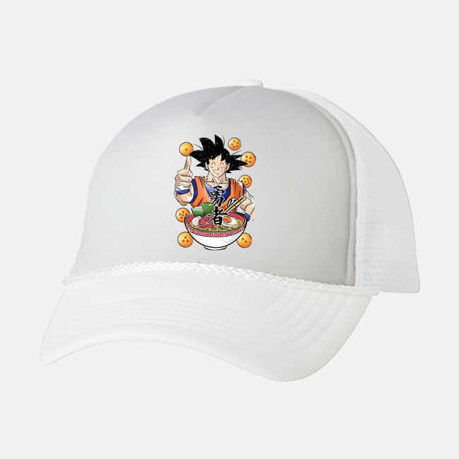 Saiyan Ramen-unisex trucker hat-DrMonekers