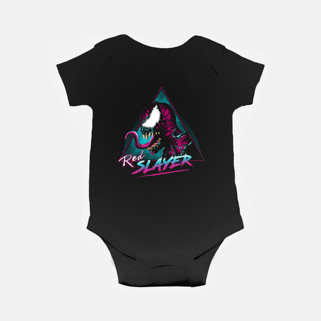 Red Slayer-baby basic onesie-ddjvigo