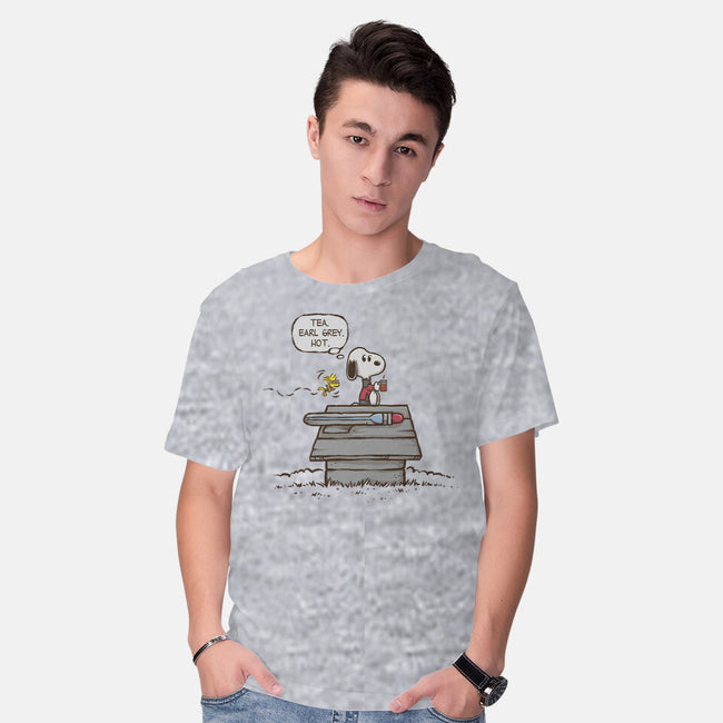 Tea. Earl Grey. Hot.-mens basic tee-kg07