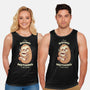 Sloth Coffee-unisex basic tank-Alundrart