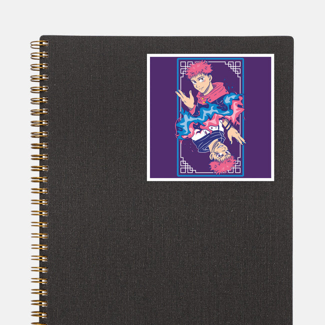 The King Of Curses-none glossy sticker-Domii