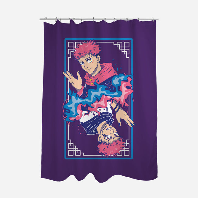 The King Of Curses-none polyester shower curtain-Domii