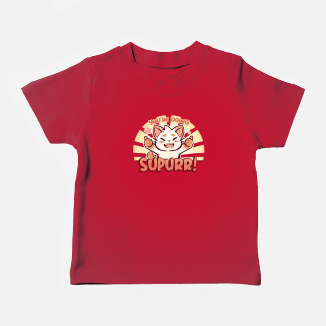You're Doing SuPURR-baby basic tee-TechraNova