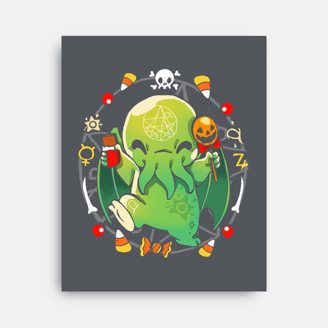 Call Of Halloween-none stretched canvas-Vallina84