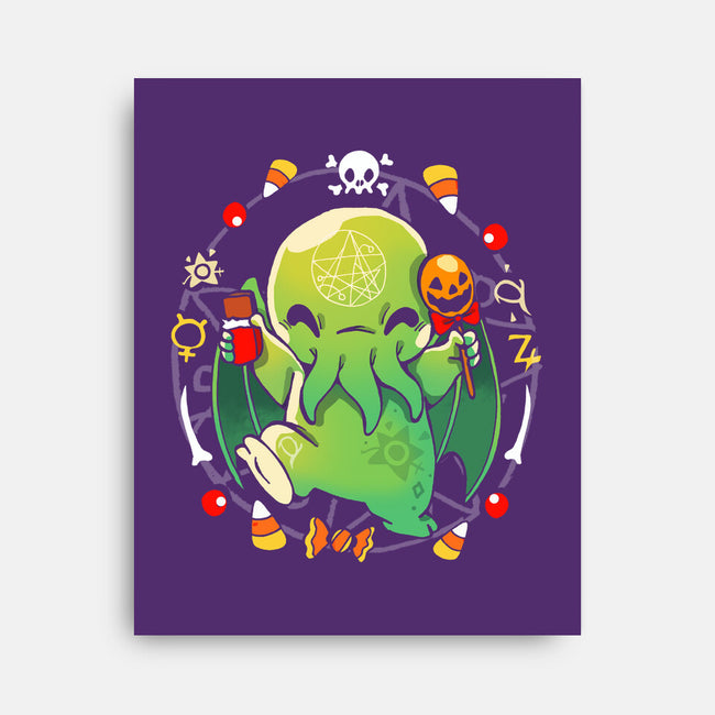 Call Of Halloween-none stretched canvas-Vallina84