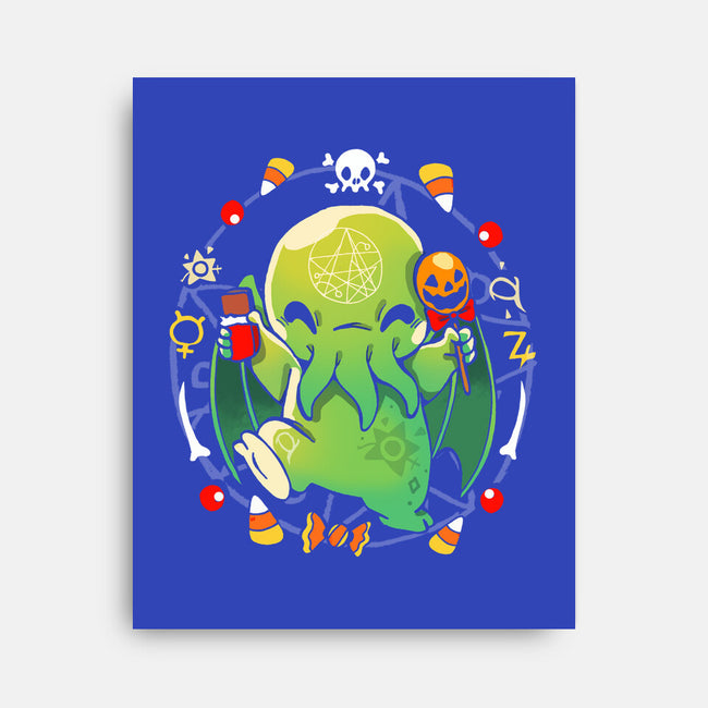 Call Of Halloween-none stretched canvas-Vallina84