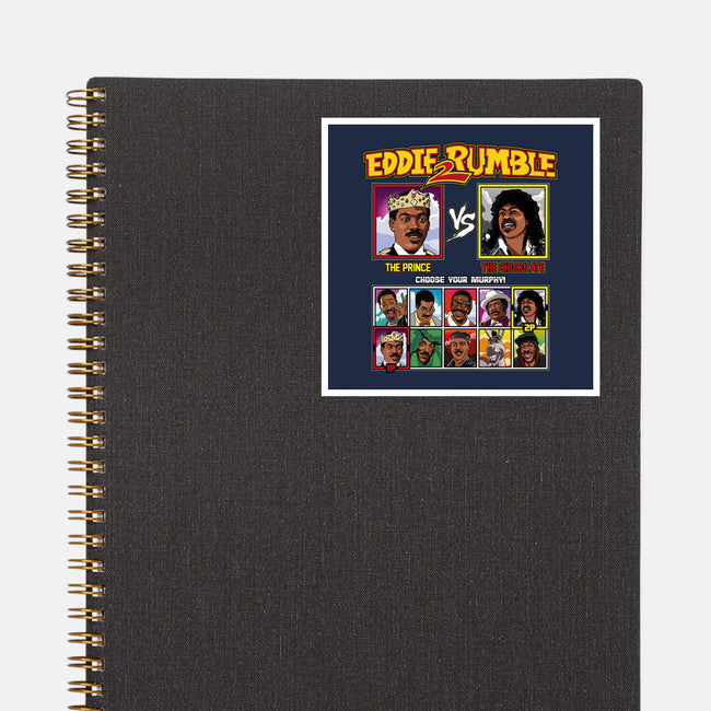 Eddie 2 Rumble-none glossy sticker-Retro Review