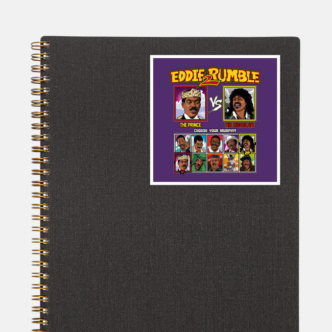 Eddie 2 Rumble-none glossy sticker-Retro Review