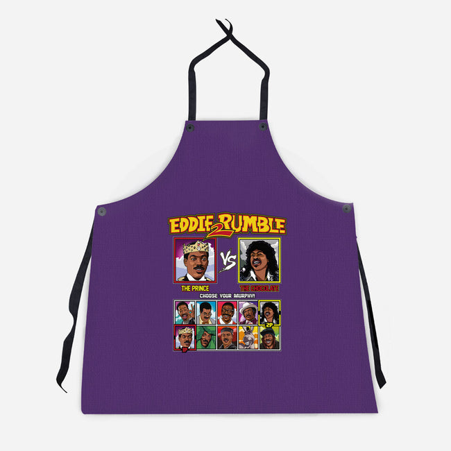 Eddie 2 Rumble-unisex kitchen apron-Retro Review