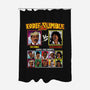 Eddie 2 Rumble-none polyester shower curtain-Retro Review