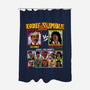 Eddie 2 Rumble-none polyester shower curtain-Retro Review