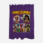 Eddie 2 Rumble-none polyester shower curtain-Retro Review