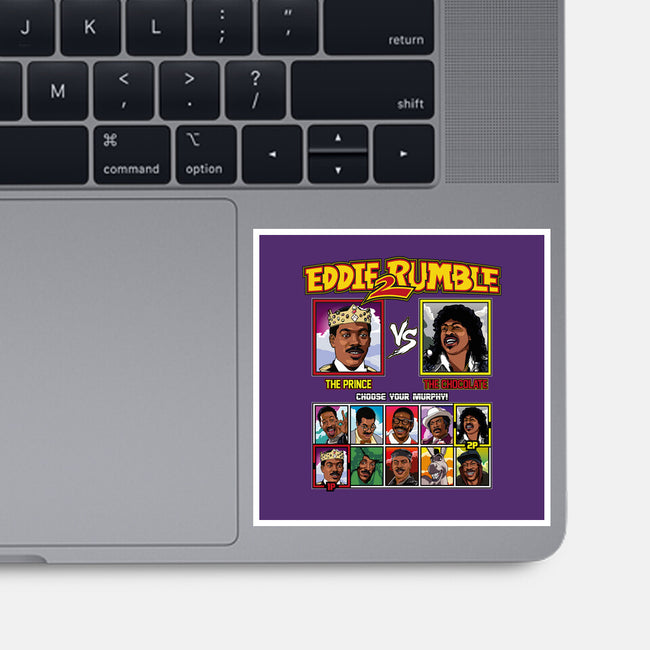 Eddie 2 Rumble-none glossy sticker-Retro Review