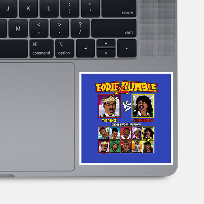Eddie 2 Rumble-none glossy sticker-Retro Review