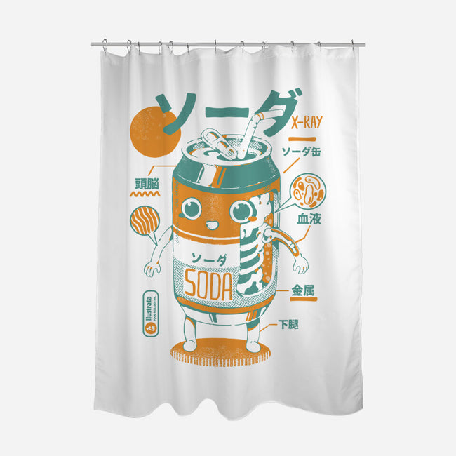 Soda Can X-Ray-none polyester shower curtain-ilustrata