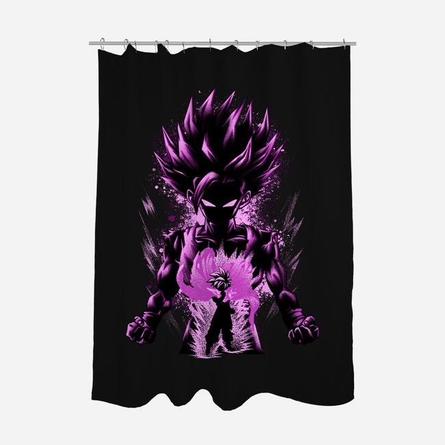 Super Gohan-none polyester shower curtain-hypertwenty