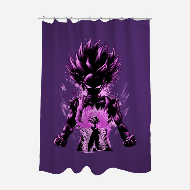 Super Gohan-none polyester shower curtain-hypertwenty