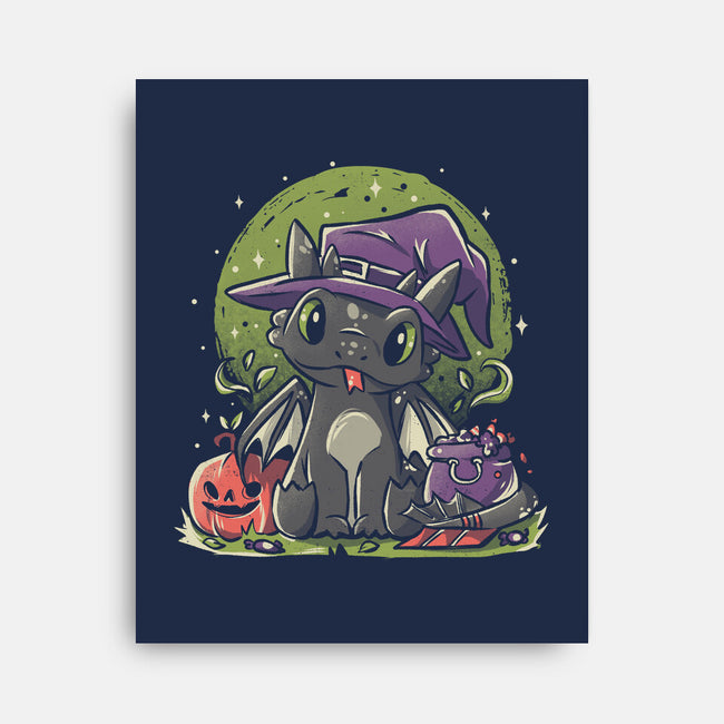Fury Halloween-none stretched canvas-eduely