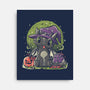 Fury Halloween-none stretched canvas-eduely
