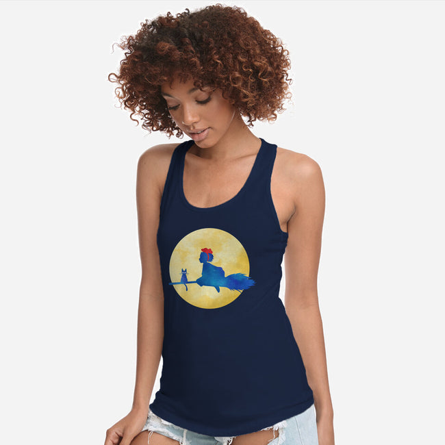 Star Delivery-womens racerback tank-kosmicsatellite