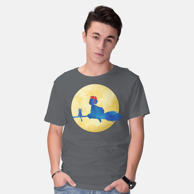 Star Delivery-mens basic tee-kosmicsatellite