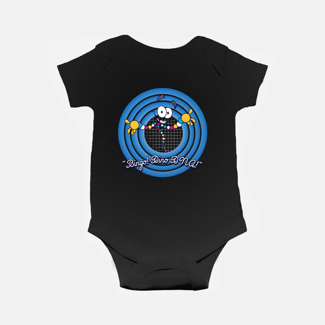 Dinosaur DNA-baby basic onesie-dalethesk8er