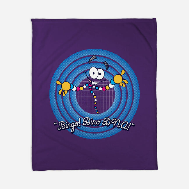 Dinosaur DNA-none fleece blanket-dalethesk8er