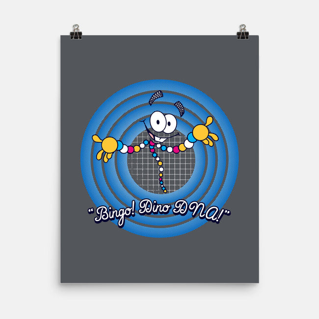 Dinosaur DNA-none matte poster-dalethesk8er