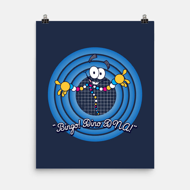 Dinosaur DNA-none matte poster-dalethesk8er