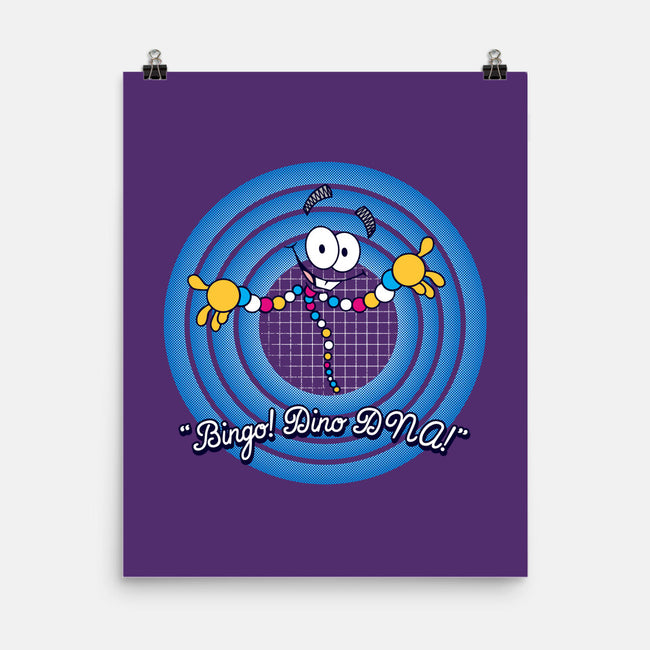 Dinosaur DNA-none matte poster-dalethesk8er