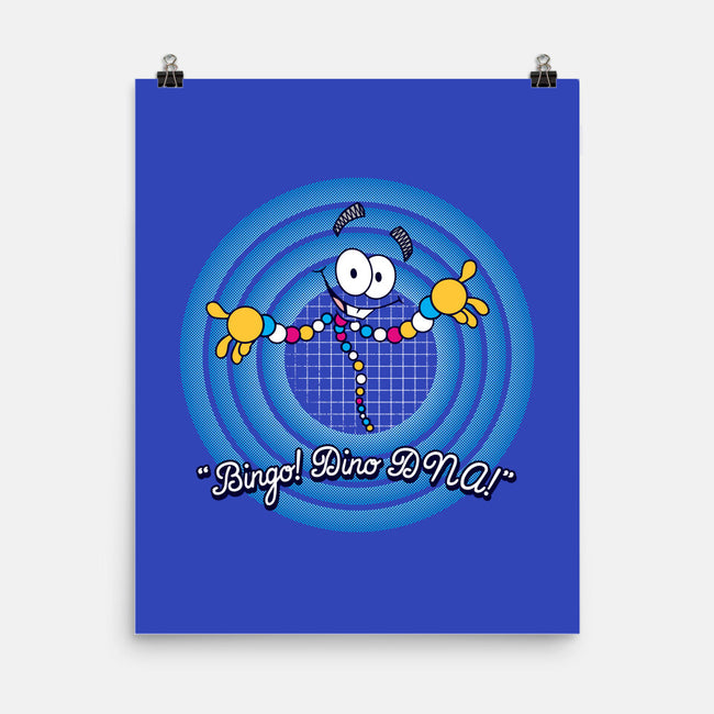 Dinosaur DNA-none matte poster-dalethesk8er